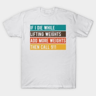 Weight Lifting fitness gym T-Shirt